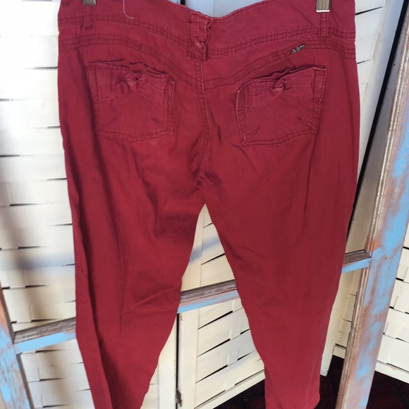 Burgundy jeans - Picture 4 of 7